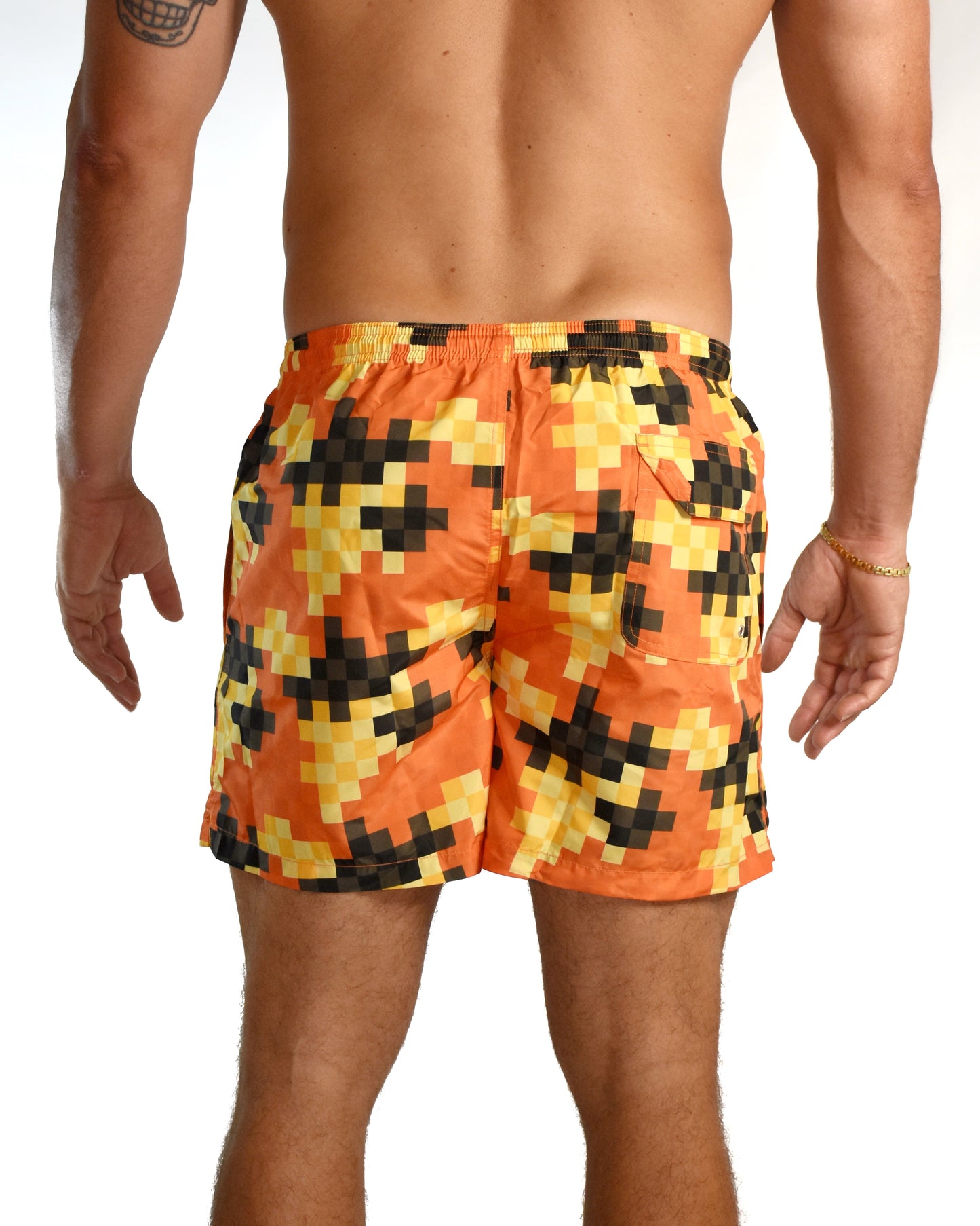 Costume da Bagno Orange/Black Camo