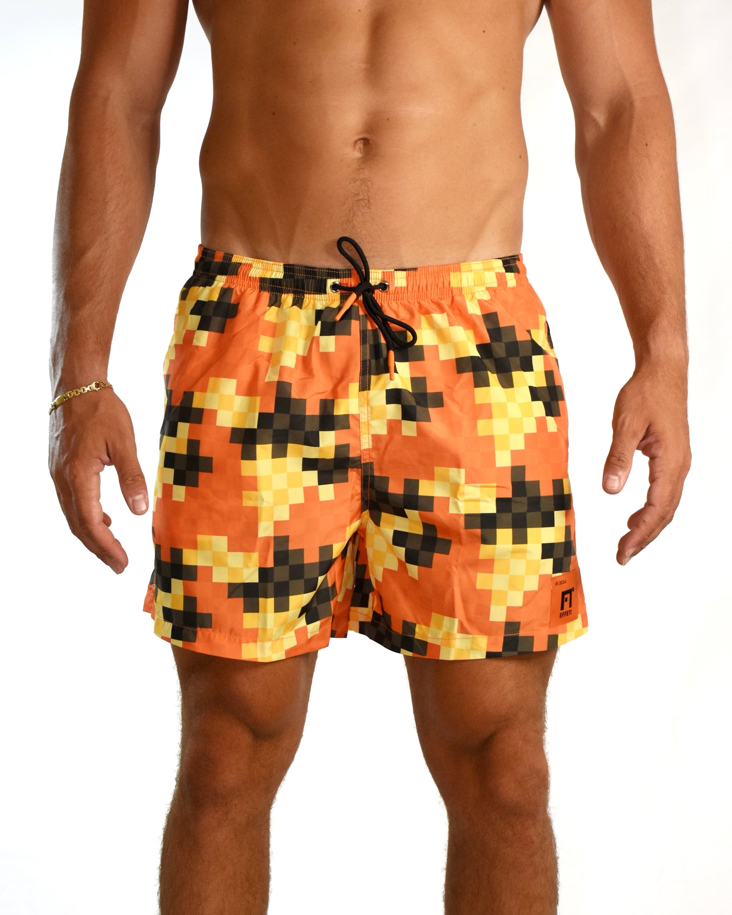 Costume da Bagno Orange/Black Camo