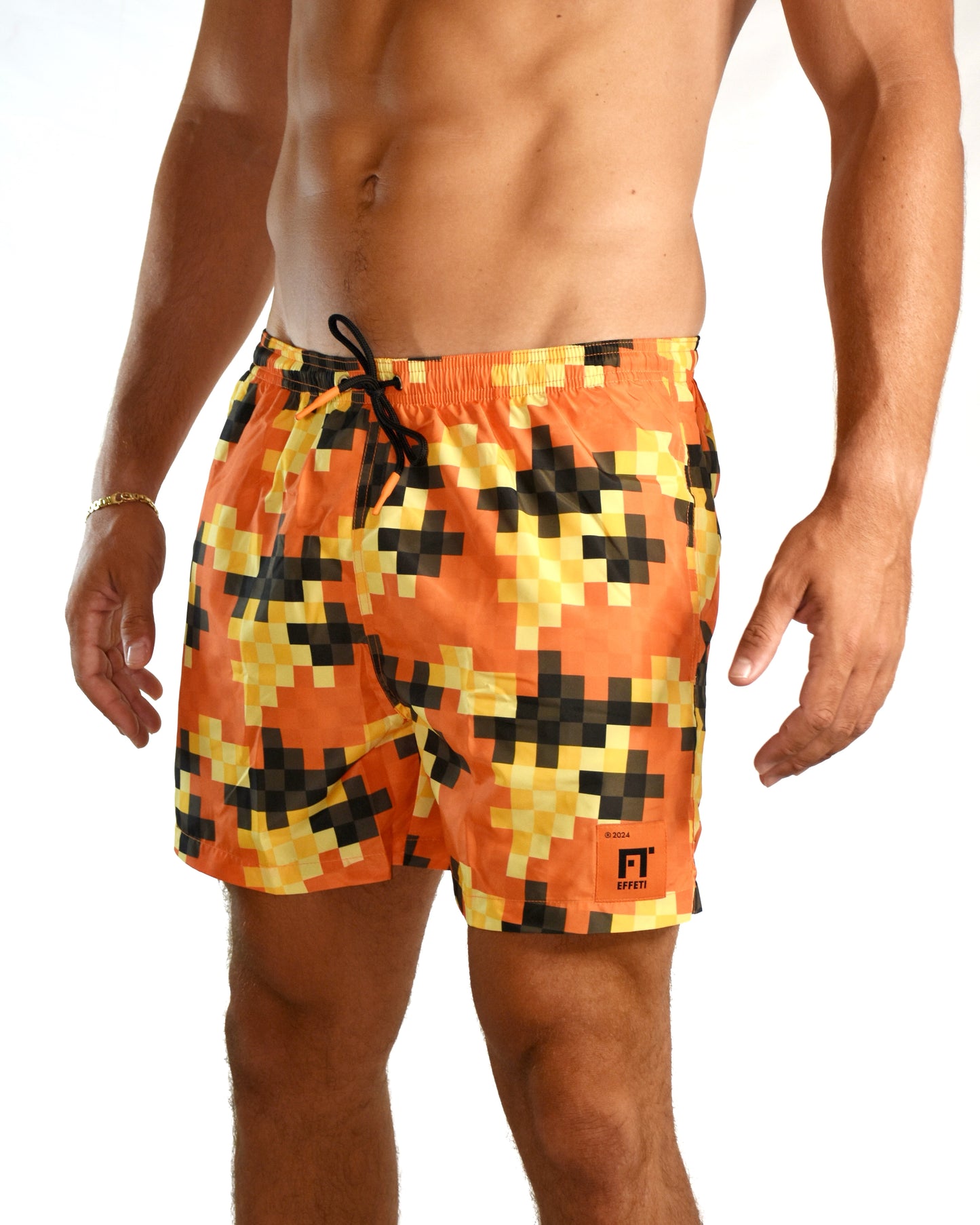 Costume da Bagno Orange/Black Camo