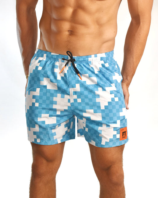 Costume da Bagno Light blue Camo